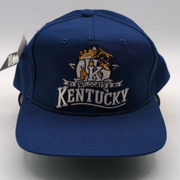 Starter| NWT Vintage University of Kentucky Wildcats Sports Cap Green Brim - Picture 4 of 16